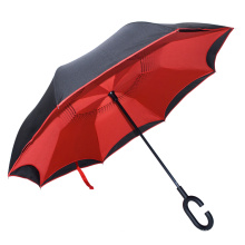La venta caliente 2017 imprimió el paraguas al revÃ © s de la forma reversible de la forma C del logotipo
